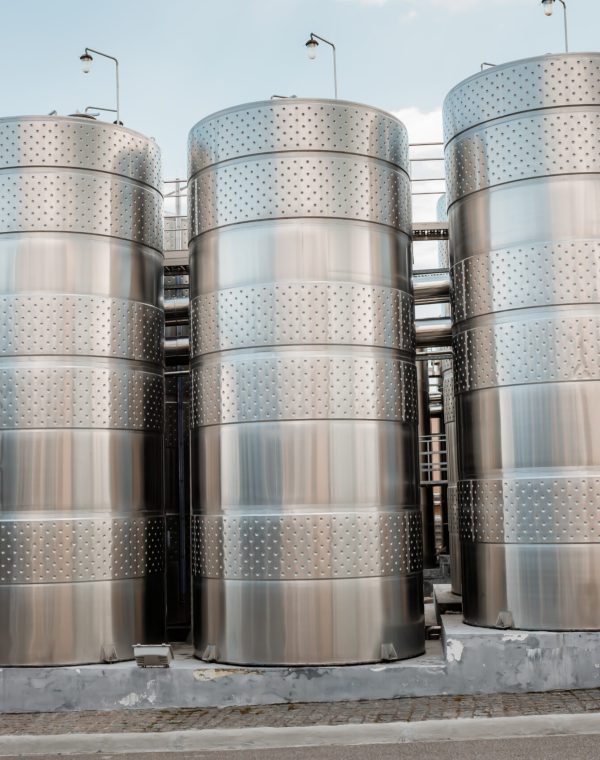 Shabo, Ukraine, JUNE 29, 2021:  Modern equipment for the production of wine in the Shabo winery, Odessa region, Ukraine